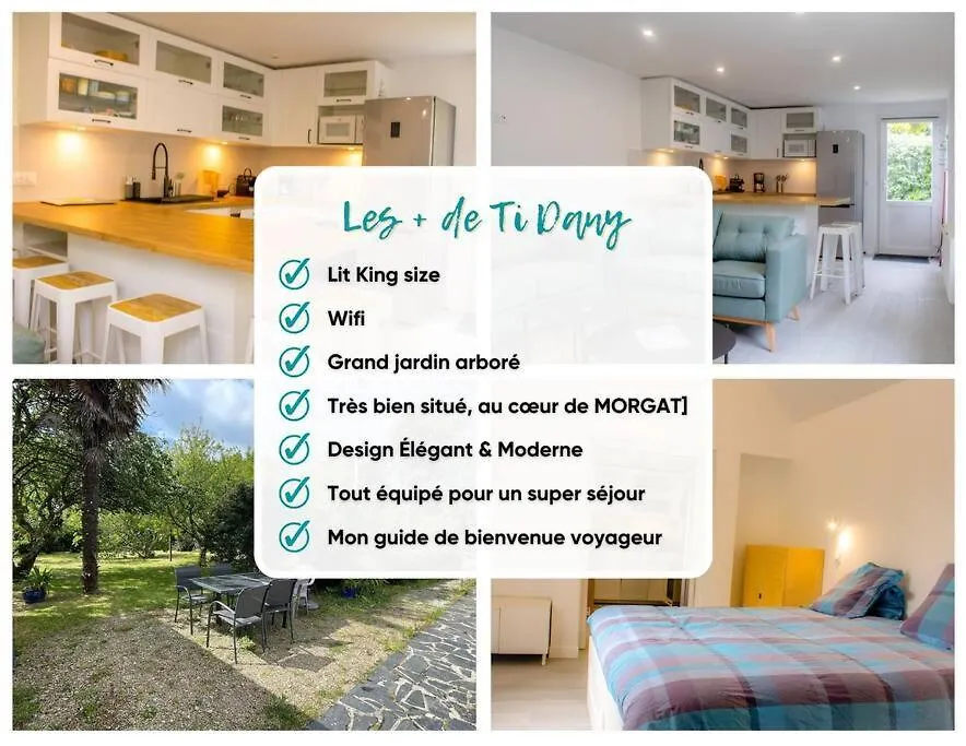 Holiday home Ty Dany-Wifi-Plage A Pieds Crozon